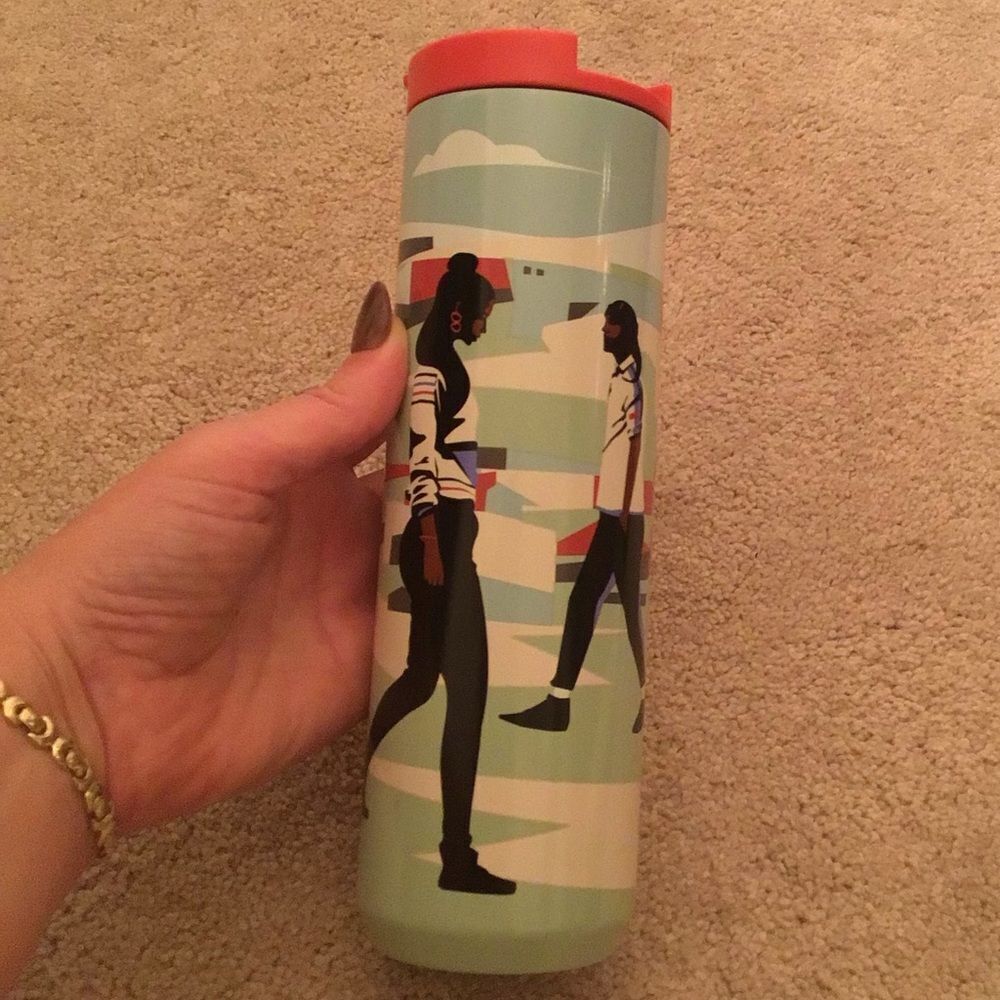 Lou + Starbucks Black History Tumbler 16 Oz Damon Brown Art